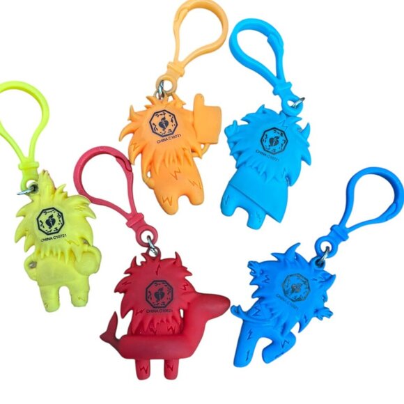 2002 American Heart Association Kids Heart Challenge Keychains Lot of 5 Keyrings - Picture 2 of 5